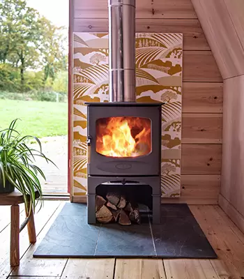 Charnwood C-Four woodburner in bronze